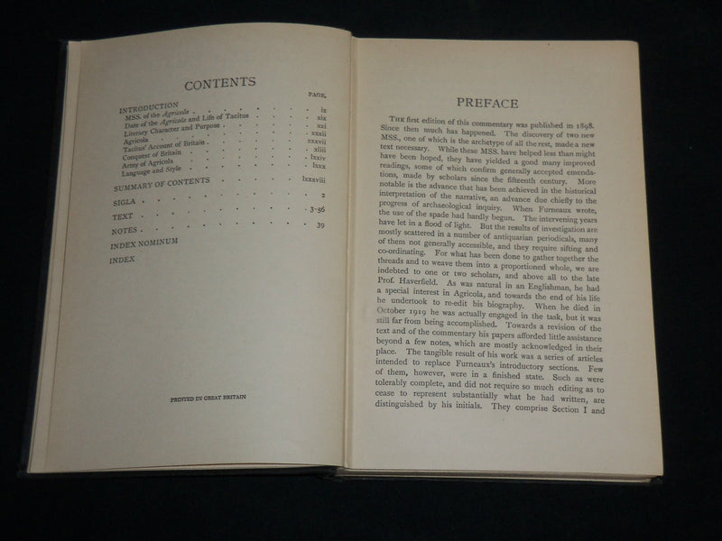 1939 CORNELII TACTTI DE VITA AGRICOLAE AMERSON HARDCOVER BOOK - KD 6660