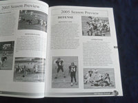 2005 NOV 12 FOOTBALL PROGRAM - RHODES COLLEGE VS SAWANEE UNIV OF SOUTH- SP 1217N