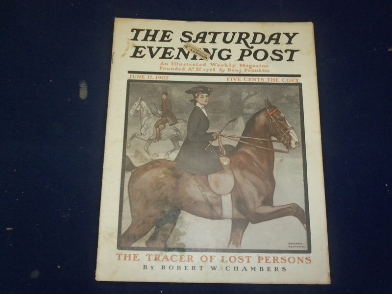 1905 JUNE 17 THE SATURDAY EVENING POST MAGAZINE - EDWARD PENFIELD - SP 775