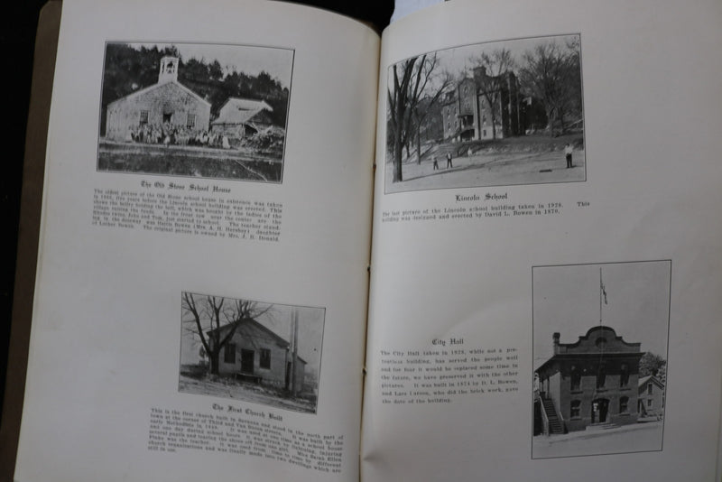 1928 SAVANA OLD AND NEW PICTURE BOOK - ILLINOIS - SOFTCOVER BOOK - K 2883