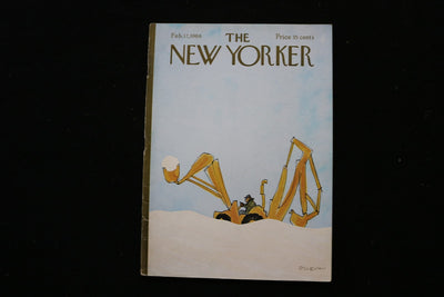 1968 FEBRUARY 17 NEW YORKER MAGAZINE - GREAT ILLUSTRATED COVER - NY 2746