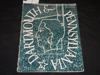1945 OCTOBER 6 DARTMOUTH VS. PENNSYLVANIA COLLEGE FOOTBALL PROGRAM - J 5753