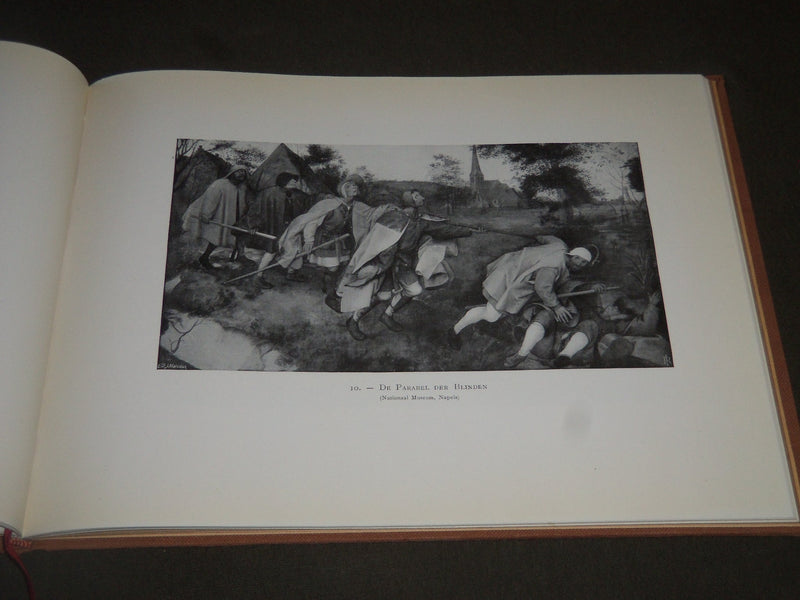 1900'S BOEREN BRUEGEL HARDCOVER BOOK - 24 PLATES - KD 3933