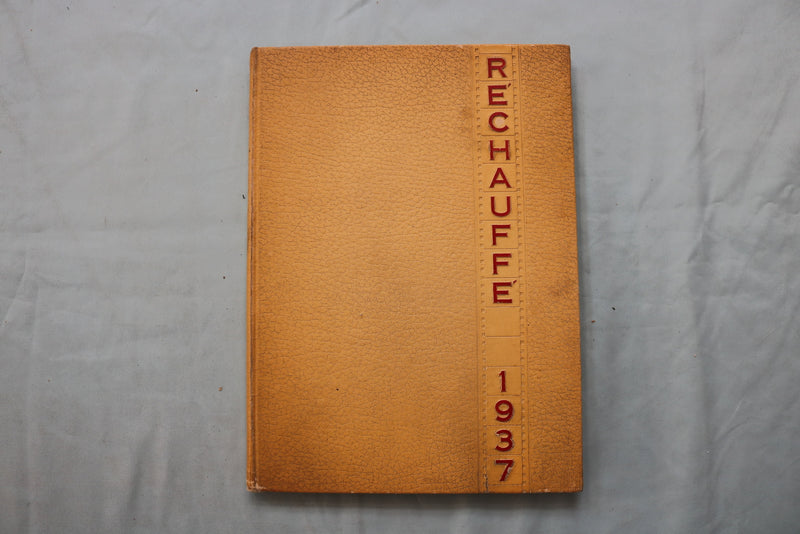 1937 THE RECHAUFFE EASTON HIGH SCHOOL YEARBOOK - EASTON, PENNSYLVANIA - YB 3555