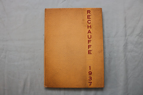 1937 THE RECHAUFFE EASTON HIGH SCHOOL YEARBOOK - EASTON, PENNSYLVANIA - YB 3555