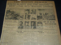 1906 DECEMBER 7 THE BOSTON HERALD - FIRE SWEEPS WEST LYNN MANY HEART - BH 116