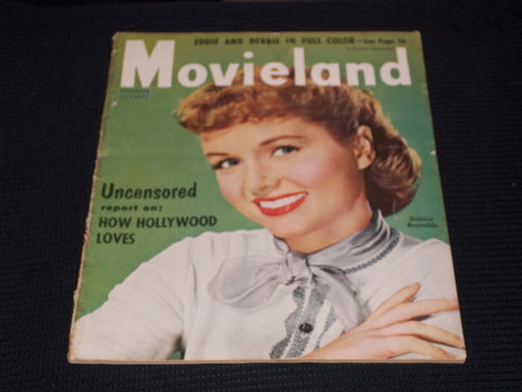 1954 DECEMBER MOVIELAND MAGAZINE - DEBBIE REYNOLDS COVER - E 15567