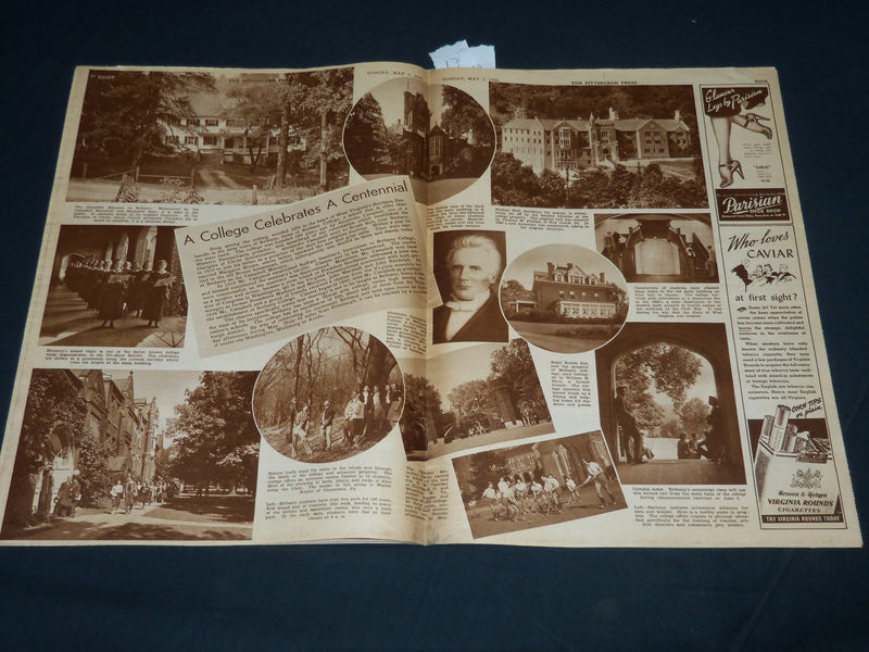 1940 MAY 5 THE PITTSBURGH PRESS SUNDAY ROTO SECTION - ,AUREEM O'HARA - NP 4546