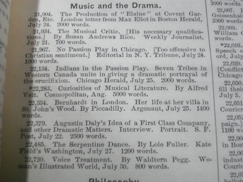 1892 JUL -DEC THE WEEKLY BULLETIN OF NEWSPAPER& PERIODICAL LITERATURE - KD 2378