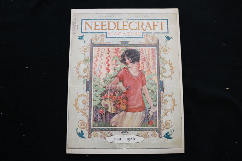 1926 JUNE NEEDLECRAFT MAGAZINE - A BEAUTIFULLY ILLUSTRATED COVER - E 9908