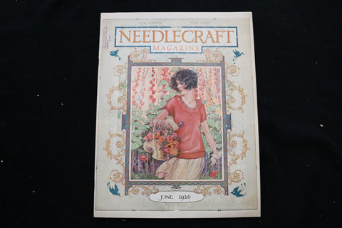1926 JUNE NEEDLECRAFT MAGAZINE - A BEAUTIFULLY ILLUSTRATED COVER - E 9908