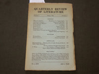 1944 SPRING QUARTERLY REVIEW OF LITERATURE MAGAZINE VOLUME 1 NO. 3 - J 6171