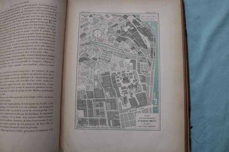 1870 LE JAPON ILLUSTRE HARDCOVER BOOK BY AIME HUMBERT - VOLUME 2 - KD 9709