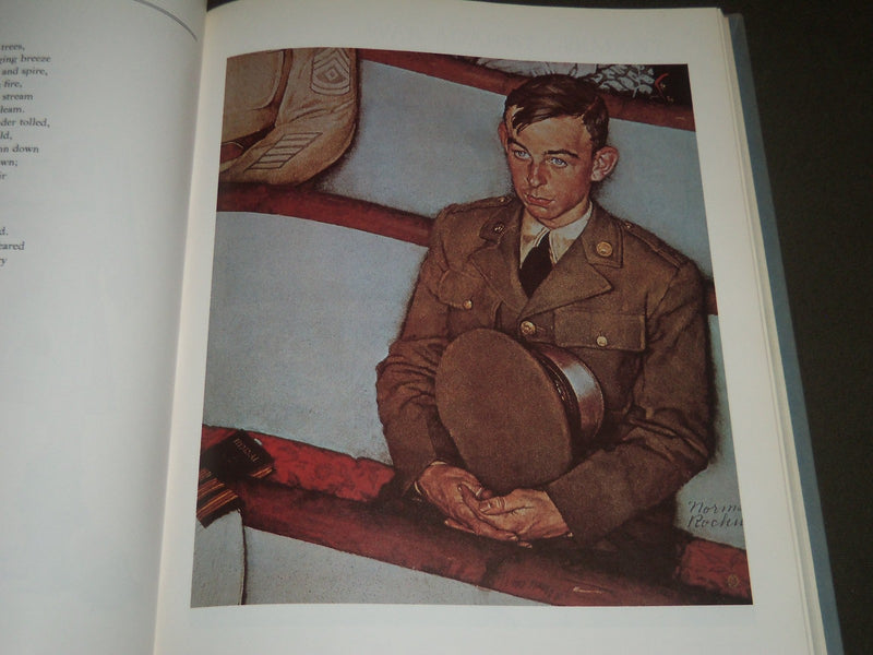 1985 NORMAN ROCKWELL'S PATRIOT TIMES BY GEORGE MENDOZA BOOK - I 1055