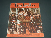 1936 OCTOBER 23 HEBDO MAGAZINE - FREDERIC MARCH & KATHARINE HEPBURN - ST 5161