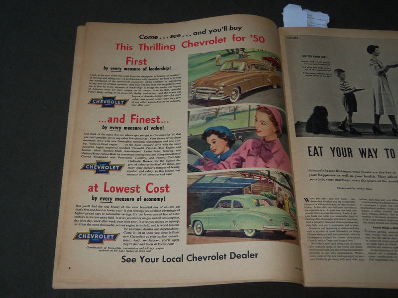 1950 APRIL 16 THIS WEEK MAGAZINE SECTION - BALTIMORE SUN - JOE PAGE - J 3280