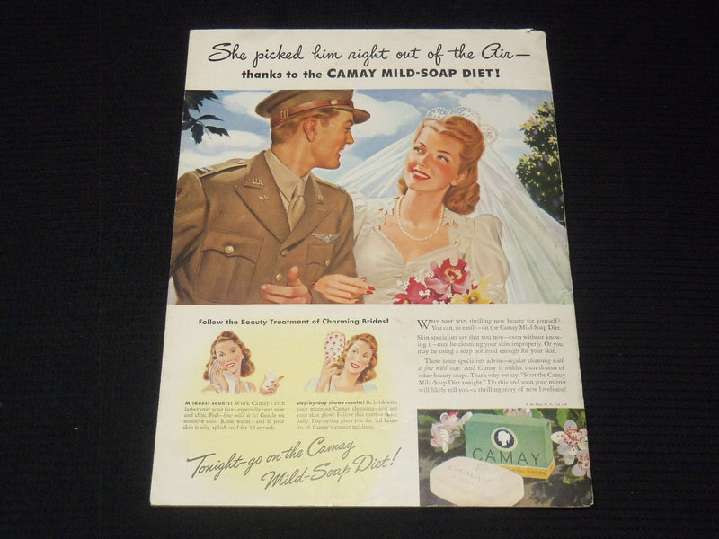 1943 APRIL MODERN SCREEN MAGAZINE - JOHN PAYNE COVER - E 14558