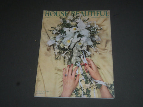 1940 OCTOBER HOUSE BEAUTIFUL MAGAZINE - GREAT ARTICLES, PHOTOS & ADS - SP 7657