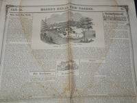 1860 MOORE'S RURAL NEW YORKER NEWSPAPER LOT OF 2 ISSUES - ROCHESTER NY - NP 8964