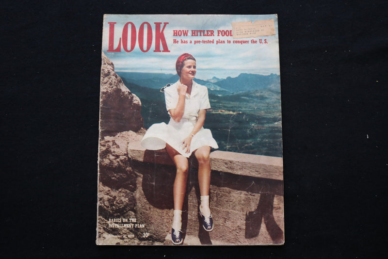 1940 DECEMBER 31 LOOK MAGAZINE - HENRIETTA CLARK COVER - E 10159