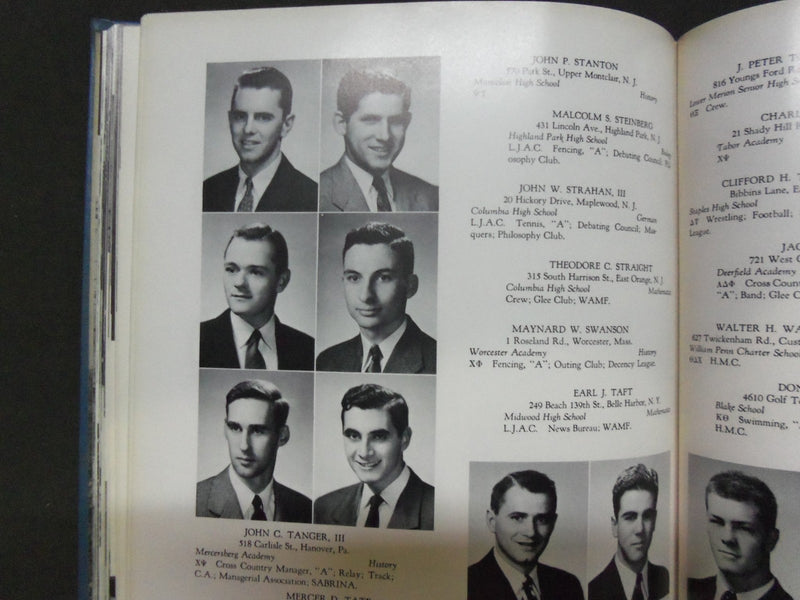 1952 THE OLIO AMHERST COLLEGE YEARBOOK - MASSACHUSETTS - GREAT PHOTOS - YB 308