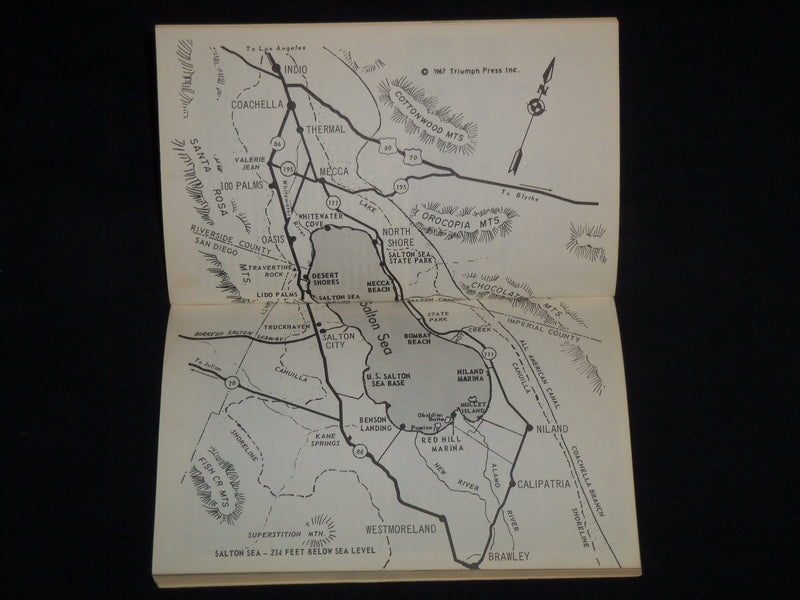 1970 THE SALTON SEA YESTERDAY & TODAY BOOK BY MILDRED STANLEY - J 8744