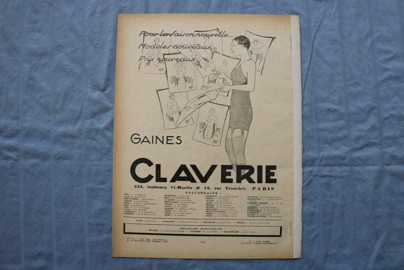 1936 APRIL 4 MODE PRATIQUE MAGAZINE - ROBE DU SOIR - FRENCH - E 26448