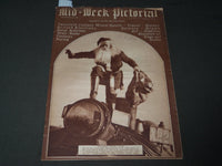 1923 DEC 20 MID-WEEK PICTORIAL MAGAZINE SECTION - RAILROAD SANTA CLAUS - J 3274
