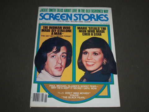 1978 JANUARY SCREEN STORIES MAGAZINE - SYLVESTER STALLONE COVER - M 170