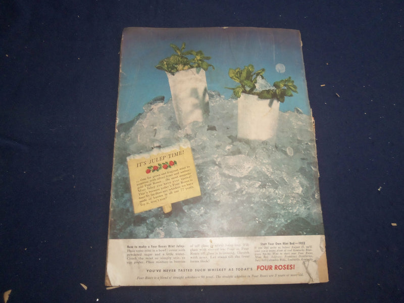 1942 AUGUST REDBOOK MAGAZINE - UNITED WE STAND - AMERICAN FLAG - SP 4796X
