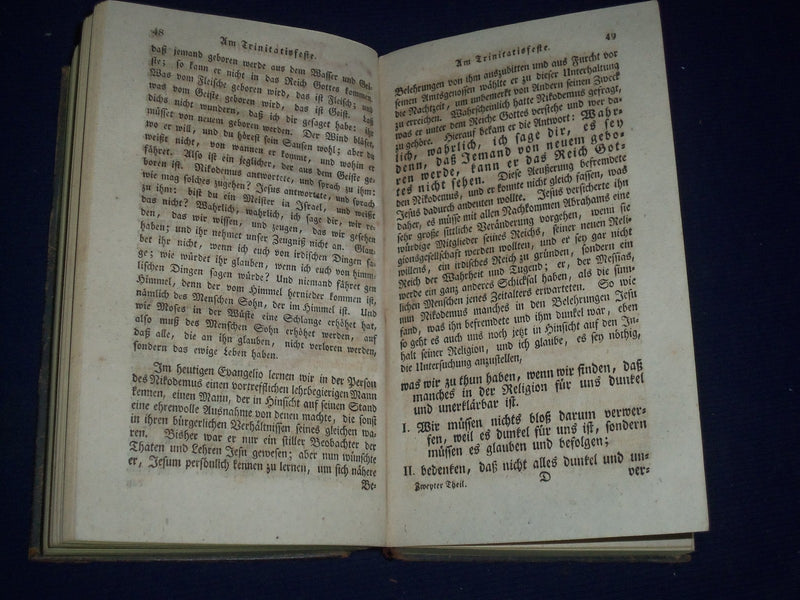 1827 PREDIGTEN SERMONS GERMAN VOLUME - GREAT INFORMATION - KD 3109