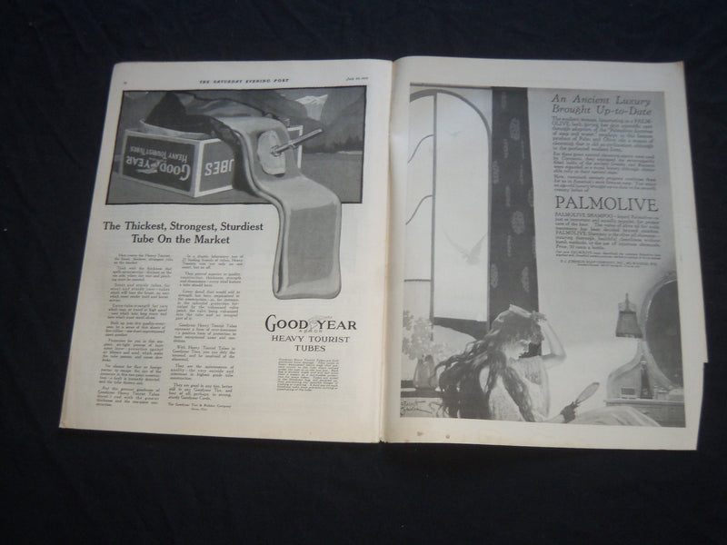 1916 JULY 22 THE SATURDAY EVENING POST MAGAZINE - NEYSA MCMEIN COVER - SP 737