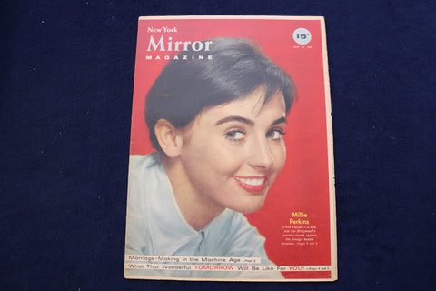 1958 MAY 25 NY MIRROR MAGAZINE - MILLIE PERKINS COVER - E 22611