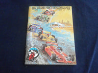 1984 JUNE 28-29 JULY 1 U.S. GRAND PRIX AT MEADOWLANDS RACING PROGRAM - SP 3990C
