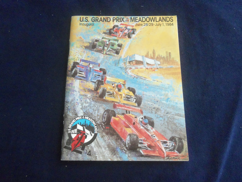 1984 JUNE 28-29 JULY 1 U.S. GRAND PRIX AT MEADOWLANDS RACING PROGRAM - SP 3990C