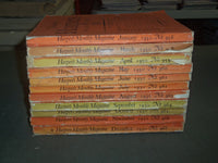 1930 HARPER'S MONTHLY MAGAZINE - LOT OF 11 - STORIES & ILLUSTRATIONS - WR 1000D