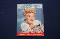 1944 JANUARY MODERN SCREEN MAGAZINE - BETTY HUTTON COVER - E 17269