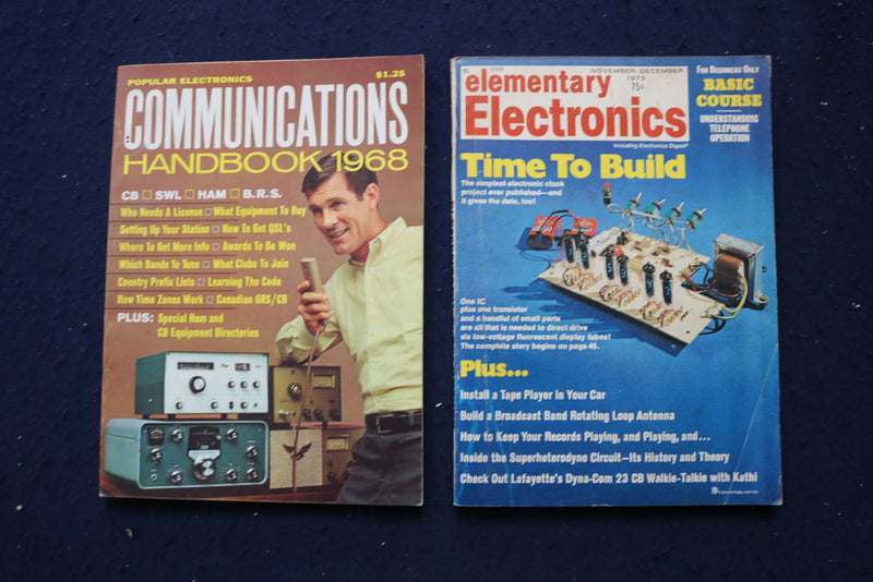 1955-1973 ELECTRONICS MAGAZINES - LOT OF 8 - O 3453