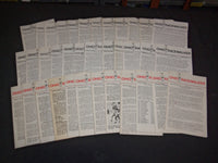 1972-1991 OHIO RACEWALKER NEWSLETTER MAGAZINE - LOT OF 223 - O 2910