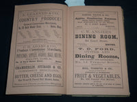 1869 WORCESTER DIRECTORY BY HENRY J. HOWLAND - MAP - KD 81U