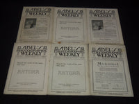1919 ABEL'S PHOTOGRAPHIC WEEKLY MAGAZINE LOT OF 25 ISSUES - O 3074I