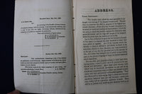 1840 LAFAYETTE COLLEGE - FRANKLIN LITERARY SOCIETY ADDRESS SOFTCOVER - K 945