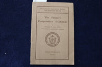 1914 THE FARMERS' COOPERATIVE EXCHANGE - SOFTCOVER - BY A. CANCE, PH.D - K 1576