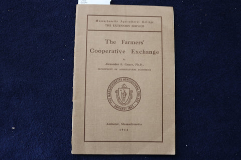 1914 THE FARMERS' COOPERATIVE EXCHANGE - SOFTCOVER - BY A. CANCE, PH.D - K 1576
