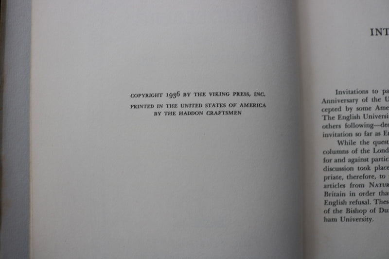 1936 HEIDELBERG AND THE UNIVERSITIES OF AMERICA SOFTCOVER BOOK - K 2909