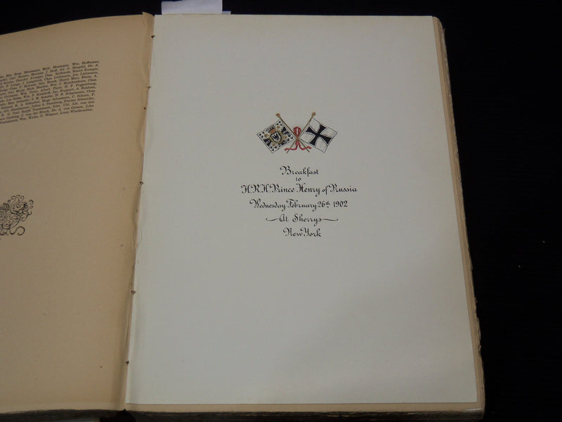 1903 PRINCE HENRY OF PRUSSIA IN AMERICA VOLUME - HEINRICH CHARLES - Z 160