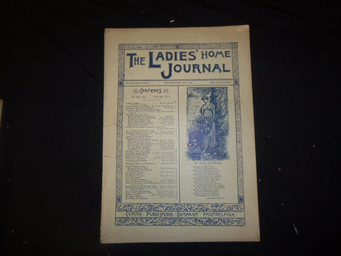 1891 JULY LADIES' HOME JOURNAL MAGAZINE - GREAT ILLUSTRATIONS & ADS - ST 2351
