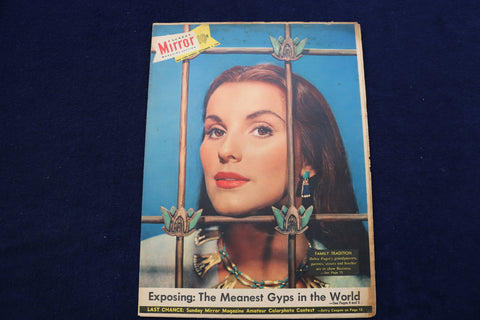 1956 SEPTEMBER 9 NY MIRROR MAGAZINE - DEBRA PAGET COVER - E 22592
