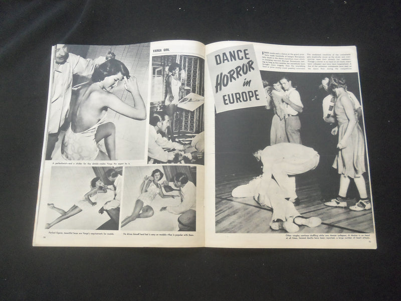 1950 DECEMBER LAFF MAGAZINE - JEAN WILLIAMS COVER - VARGA GIRL INSIDE - J 7789