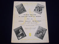 1953 OPERA BALLET MUSIC HALL BOOK - ENGLISH & FRENCH - GREAT PHOTOS - J 1776